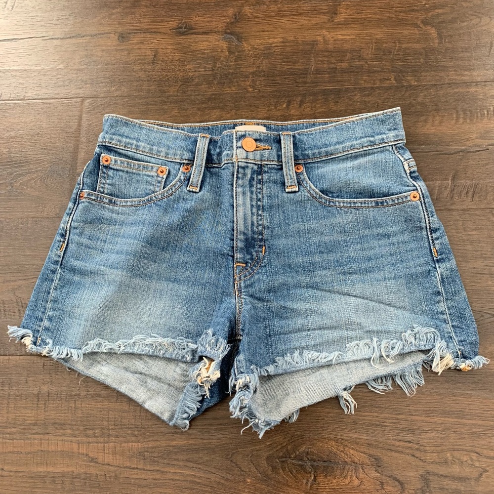 J. Crew Light Denim Cutoff Shorts
